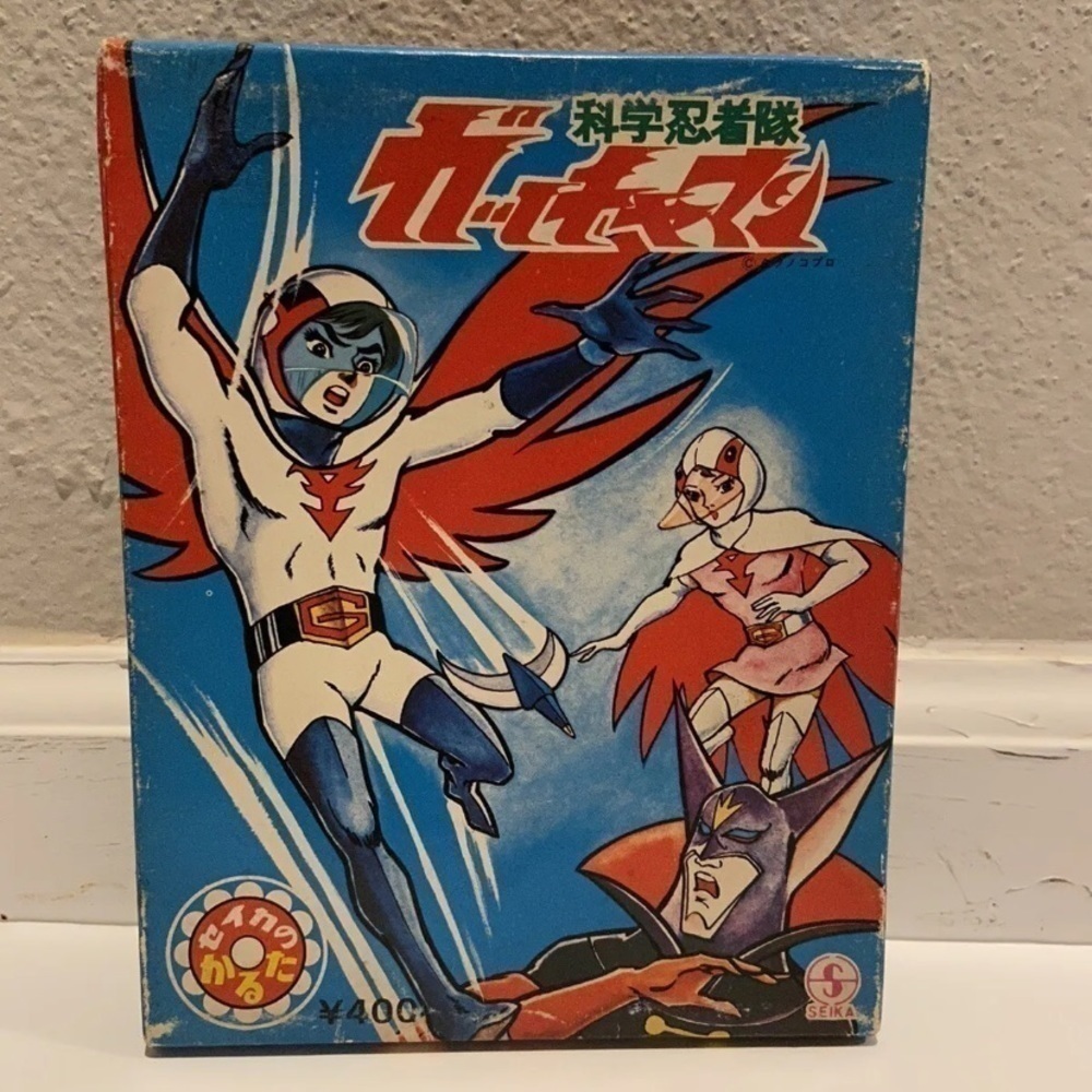 VINTAGE 1970's Battle of the Planets / Gatchaman Seika Japanese card game! Rare!